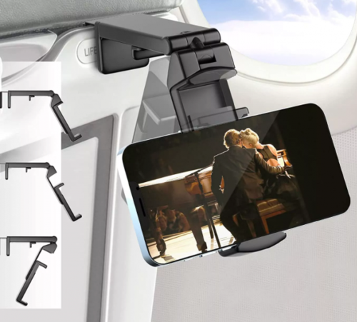 FLIGHTCLIP smartphone stand for flight